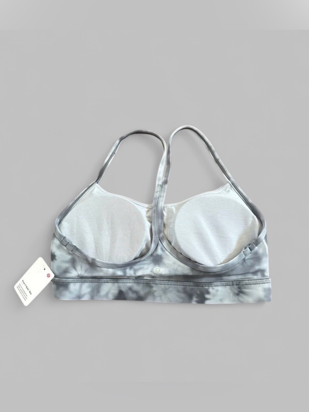 Lululemon Flow Y Bra Gray multi size 8 NWT - Picture 4 of 7